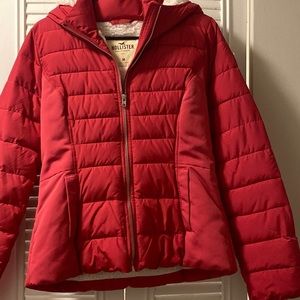 Hollister Pink Puffer Coat (50% off)